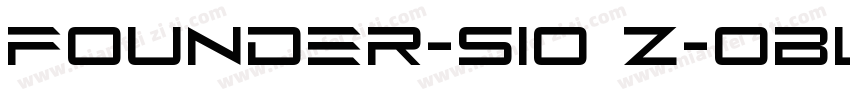 Founder-S10 Z-Obliqu字体转换